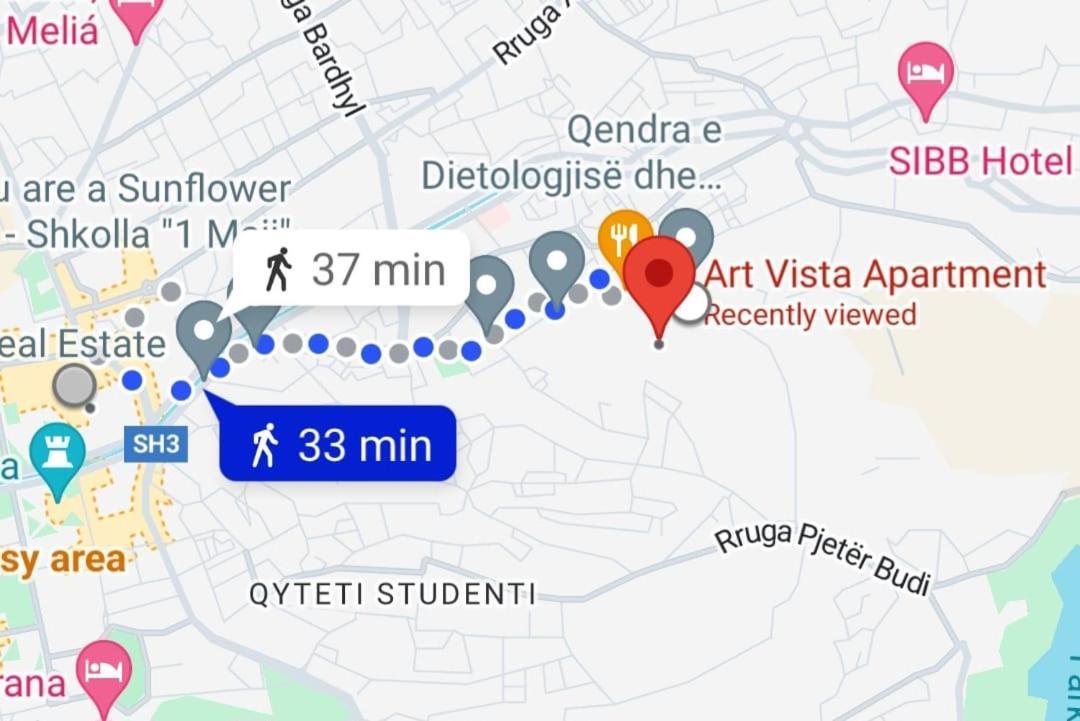 טיראנה Art Vista Apartment מראה חיצוני תמונה